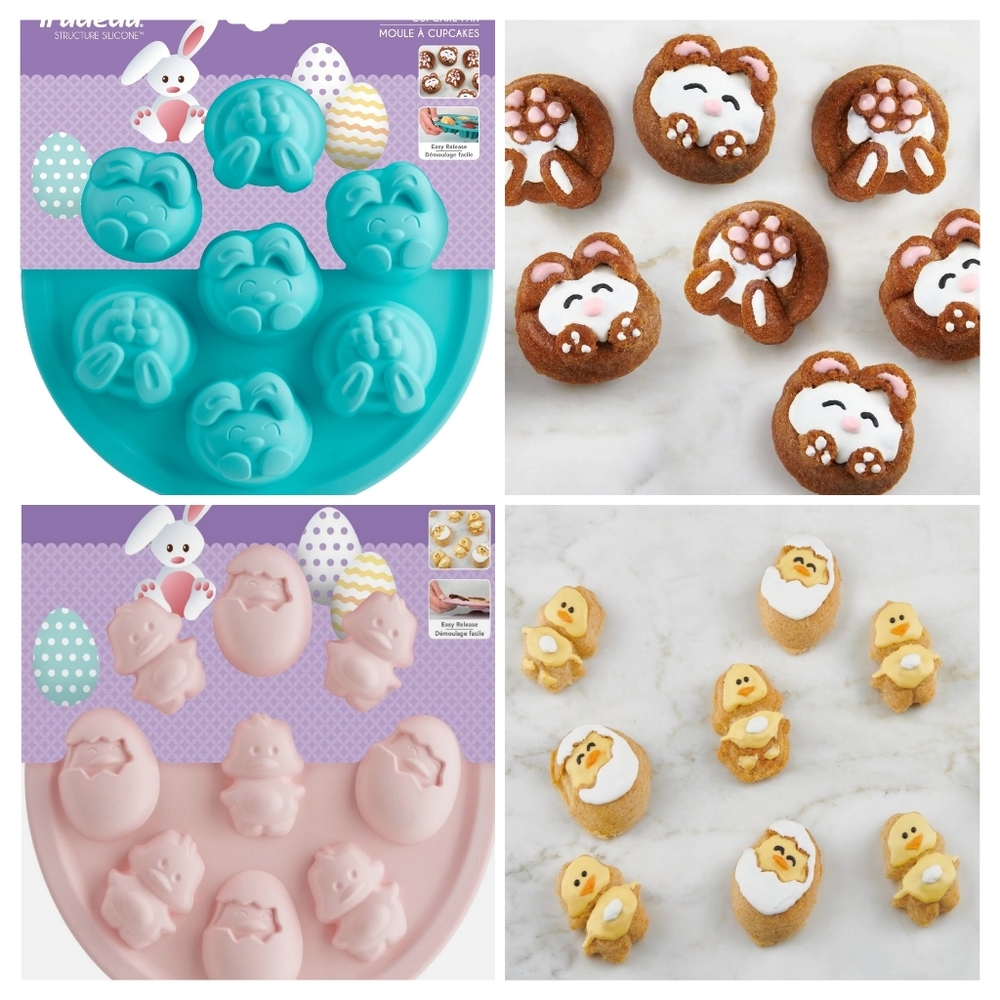 Trudeau 9'' Easter Structure Silicone Pans $15 each or Mix & Match